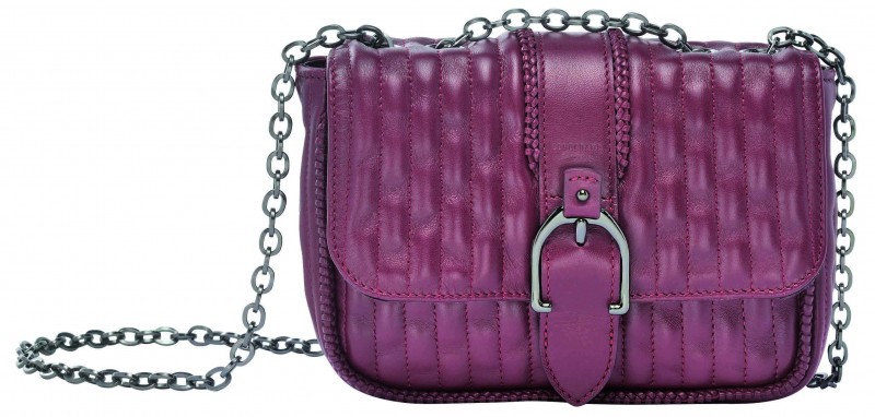 Longchamp Amazone Matelassé 系列肩背包_酒紅色_參考售價NT$31,100 (XS)- 10022941009