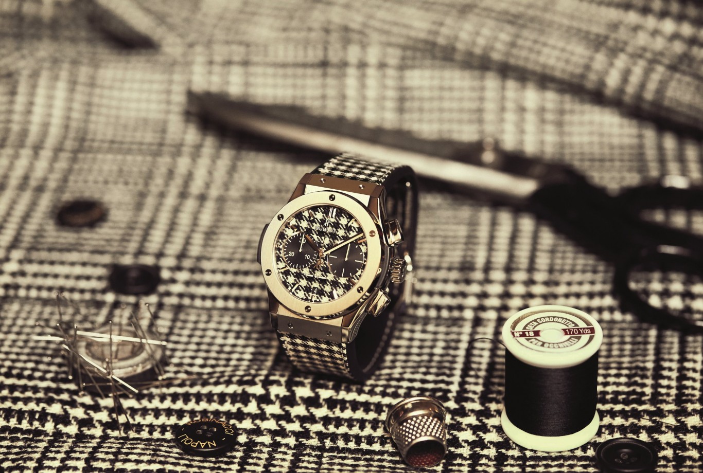 Hublot Classic Fusion Chronograph Italia Independent 正裝計時碼錶皇金款 1