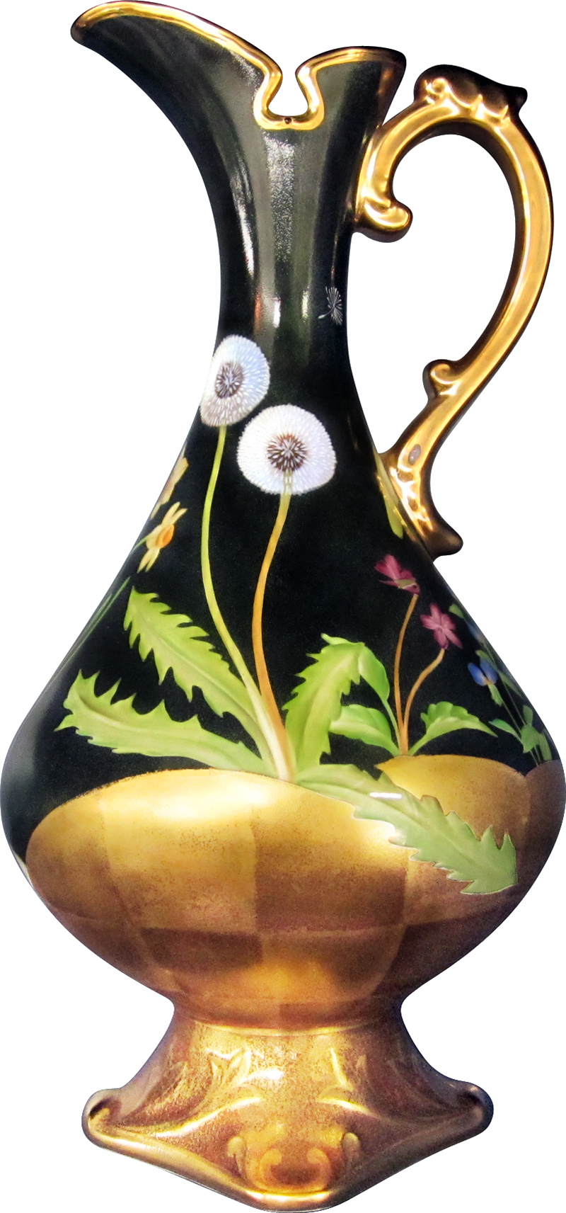 Noritake滿地金手繪花瓶32cm$420,000