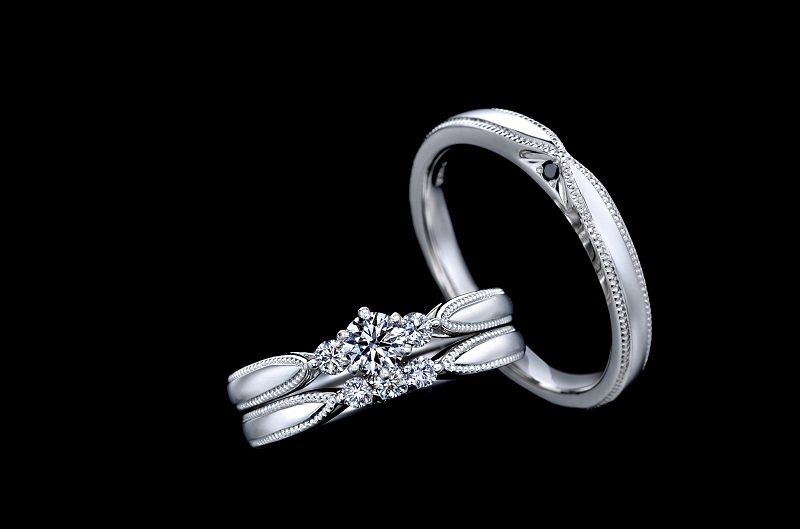 【商品照】EXELCO DIAMOND品牌三大熱銷系列Elisabeth 鉑金套戒王冠形狀設計