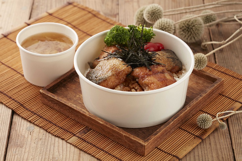 銀座杏子日式豬排醬燒鮭魚丼飯便當