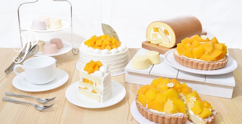 2 Pinede彼內朵 盛夏光芒、芒果生乳捲、芒果仲夏(左至右)_業者提供