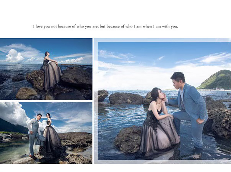 花蓮太平洋蔚藍海岸拍攝婚紗