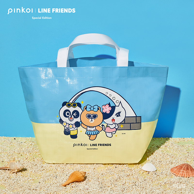 花火節海灘袋・Pinkoi _ LINE FRIENDS Special Edition原價NT$250_2