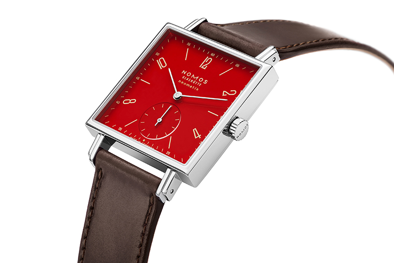 NOMOS TETRA NEOMATIK 紅色款單錶圖2