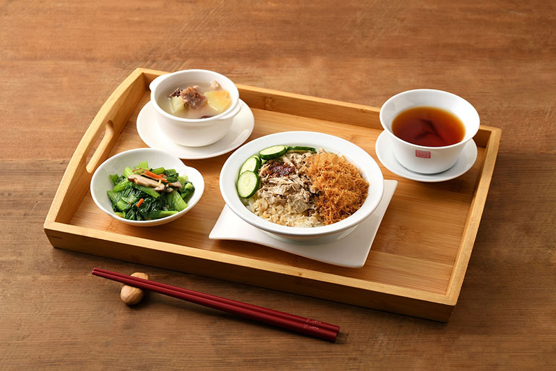 春水堂2022冬季新品-金蔥植物肉雞絲蓋飯